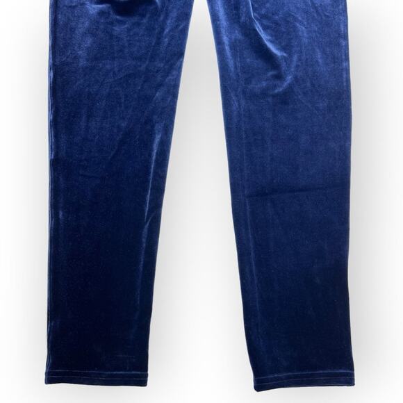 Spanx Velvet Leggings High-Rise Shaping SIZE XL Lapis Night Blue Yoga Pants - Picture 10 of 11